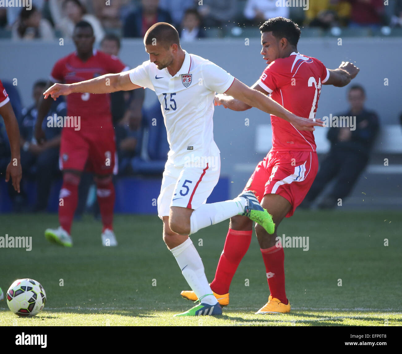 Orlando, Florida, March 27, 2022, Panama Defender Eric Davis #15 in the 2022  World Cup Qualifier at Exploria Stadium. (Photo Credit: Marty Jean-Louis)  Credit: Marty Jean-Louis/Alamy Live News Stock Photo - Alamy