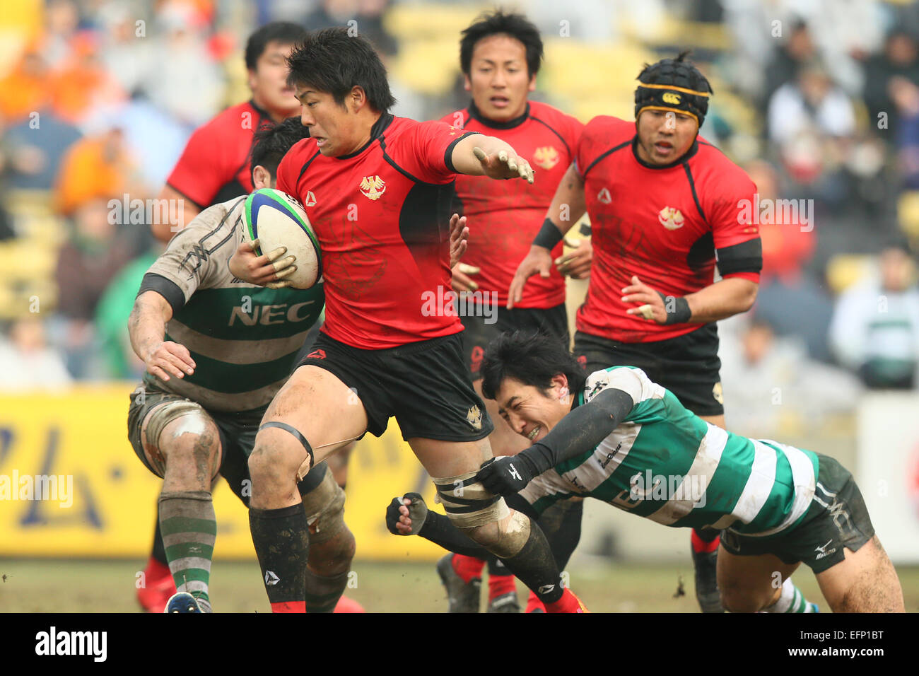 Prince Chichibu Memorial Stadium, Tokyo, Japan. 8th Feb, 2015. Rikiya ...