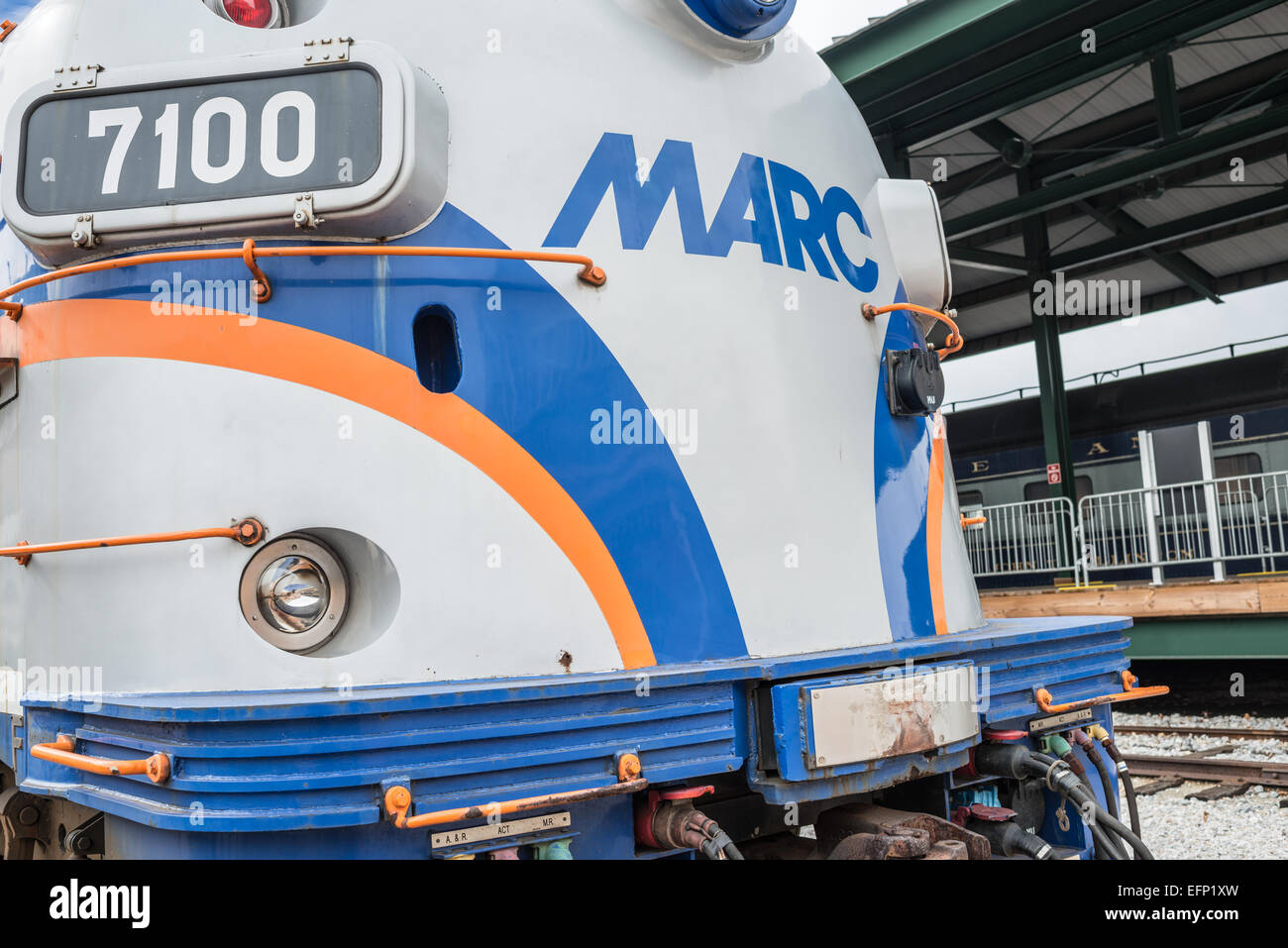 MARC Train B&O Railroad Museum Baltimore Maryland // BALTIMORE ...