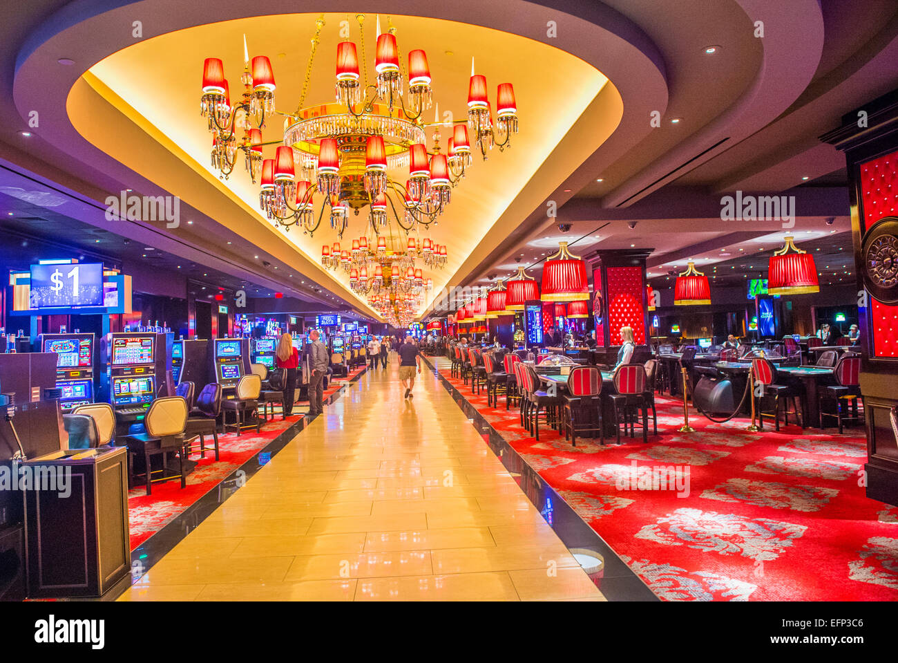 The Cromwell Hotel casino interior in Las Vegas Stock Photo Alamy