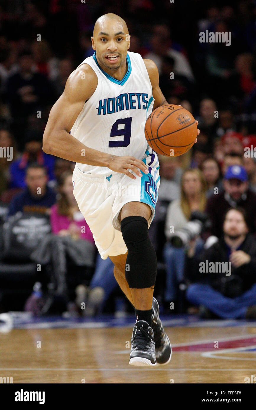 February 7, 2015: Charlotte Hornets forward Gerald Henderson (9) in