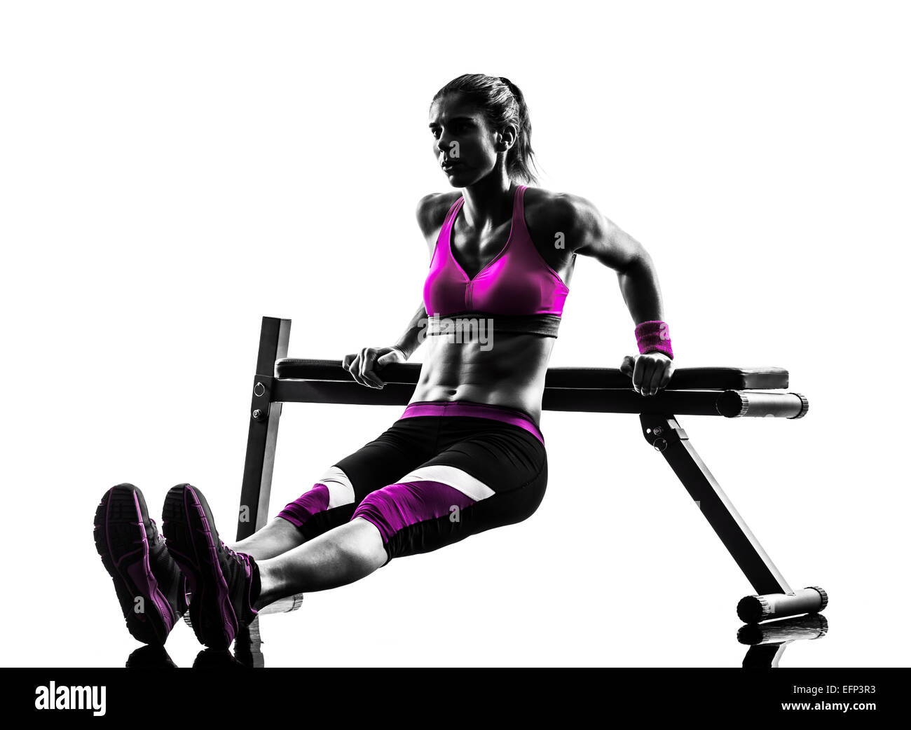 Bench press Cut Out Stock Images & Pictures - Alamy