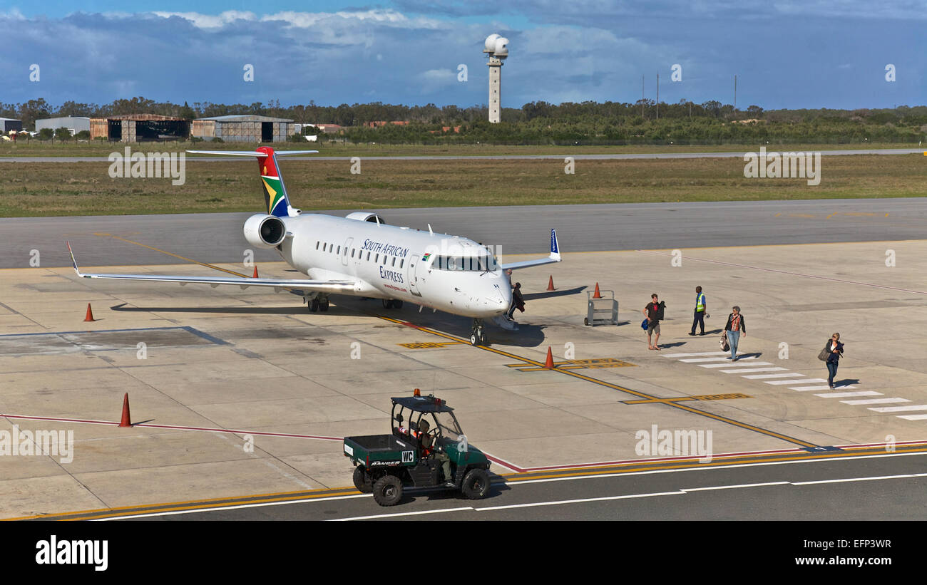 South African Airways Commercial Airliner airport Stock Photo