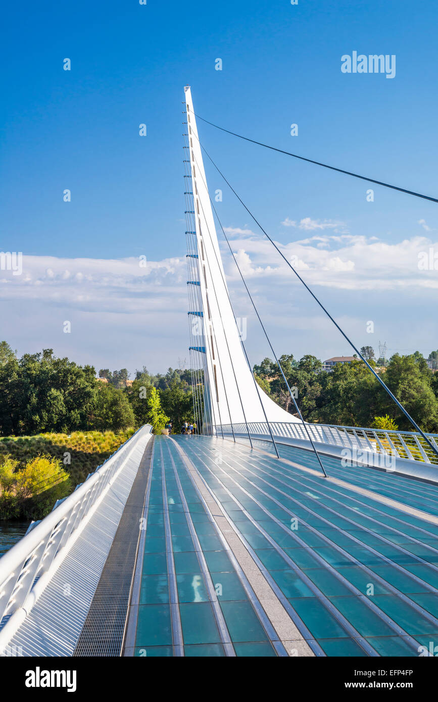 The Sundial Bridge at Turtle Bay. Redding, California, United States