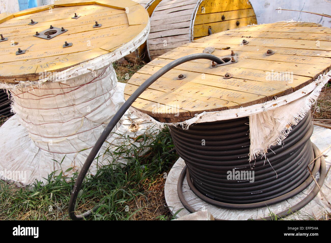 Cable roll hires stock photography and images Alamy