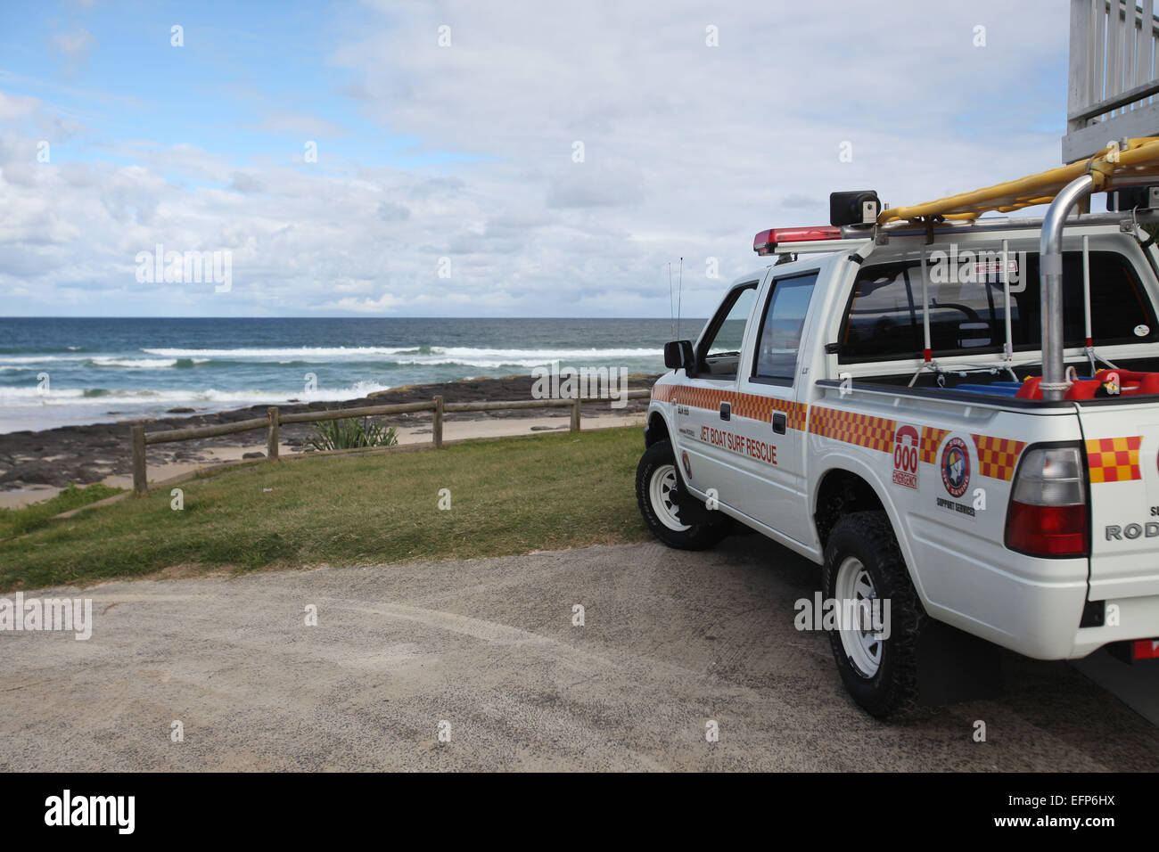 Shelly Beach, Ballina, NSW, Australia. 9th February, 2015. Tadashi Nakahara, 41 has died following a shark attack at Shelly Beach, Ballina, NSW. It is reported the 'large' shark attacked from behind and bite off both the mans legs. The attack occured at approx 945am local time. Ballina is located 30km South of Byron Bay on the far north coast of NSW. Beaches in the area have been closed. Credit:  Ben Wyeth/Alamy Live News Stock Photo