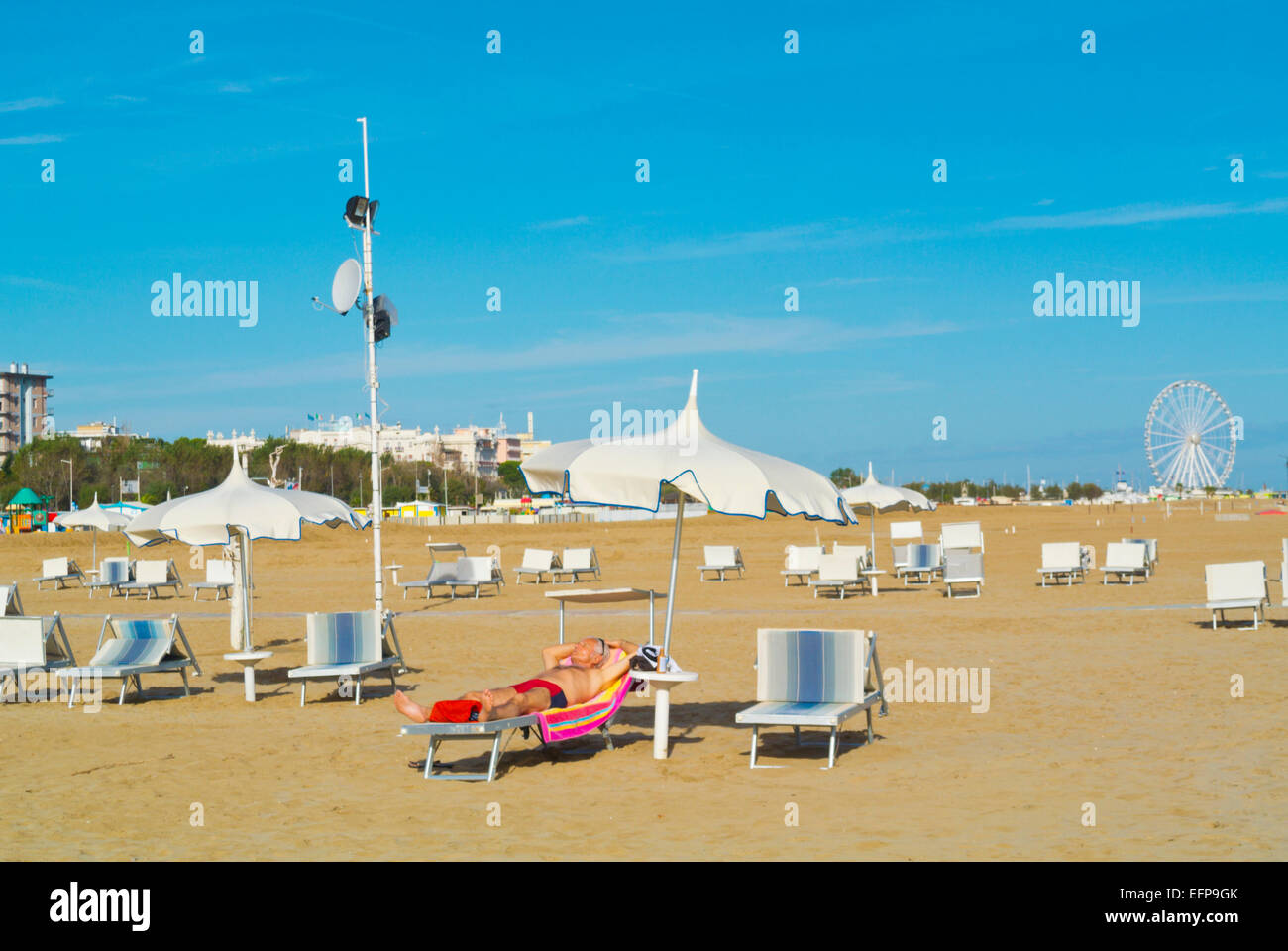 Rimini beach italy hi-res stock photography and images - Alamy
