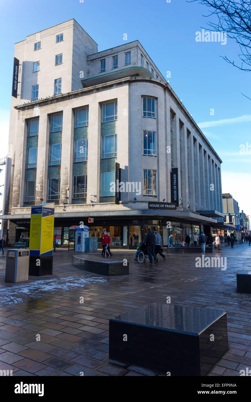 Binns building now House of Fraser store built 1950's Art Deco style