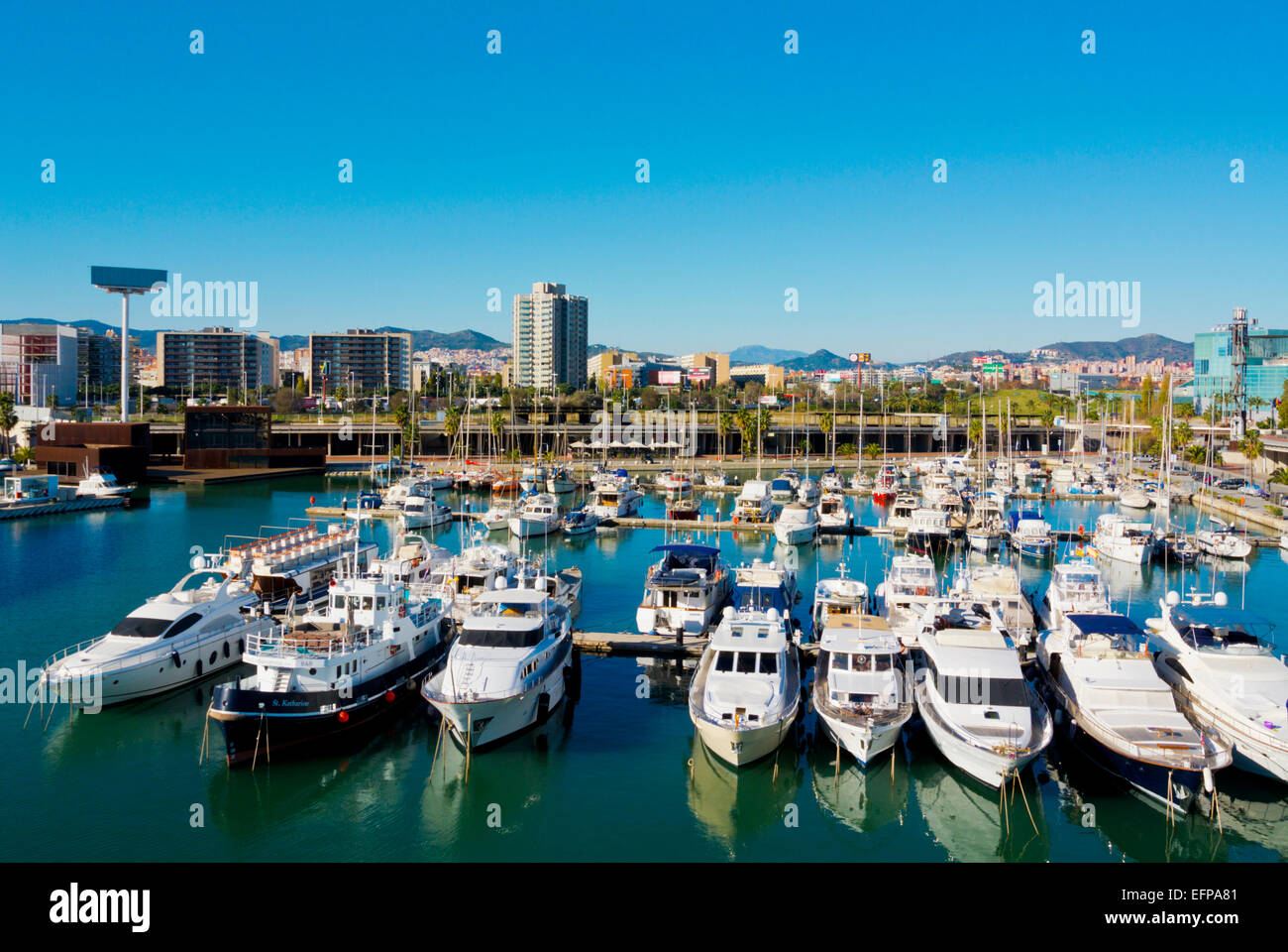Port forum barcelona hi-res stock photography and images - Alamy