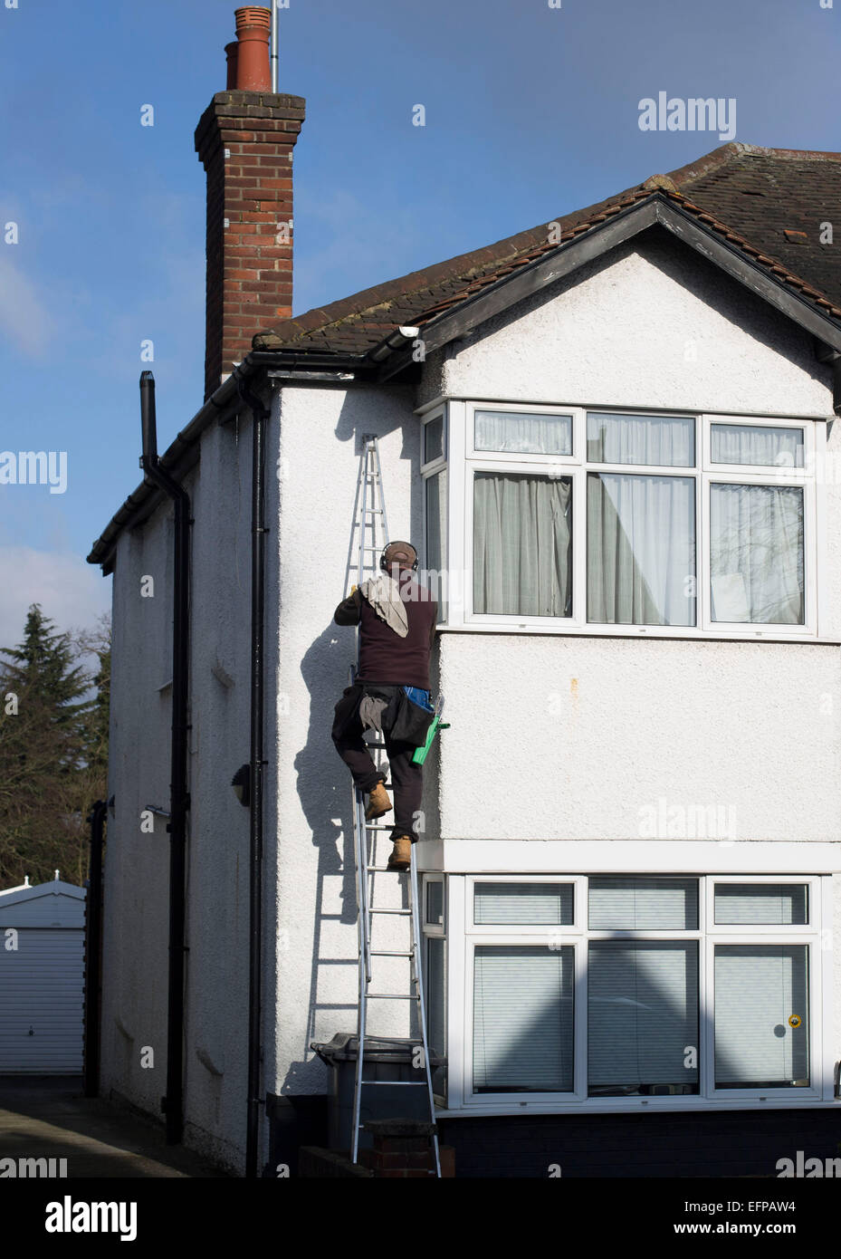 194 Window Cleaner Ladder Stock Photos, High-Res Pictures, and Images -  Getty Images