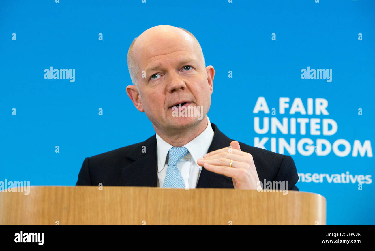 William Hague MP Leader of the House of Commons Stock Photo