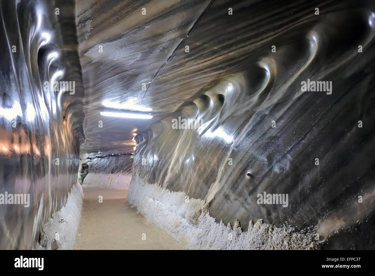 Inside the salt mine Stock Photo Alamy
