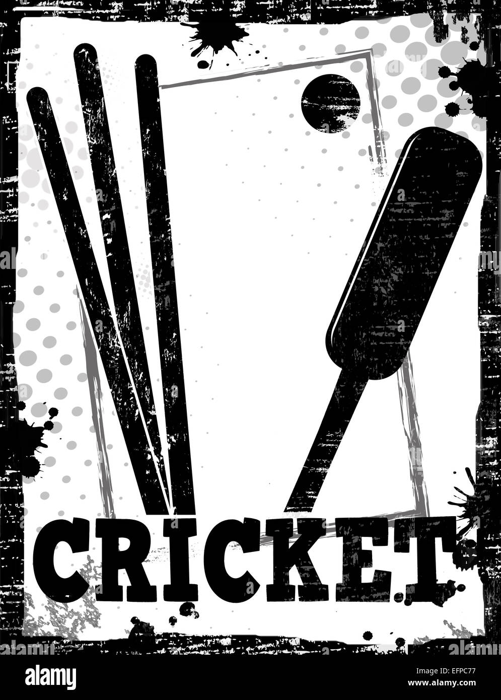 Cricket poster hi-res stock photography and images - Alamy