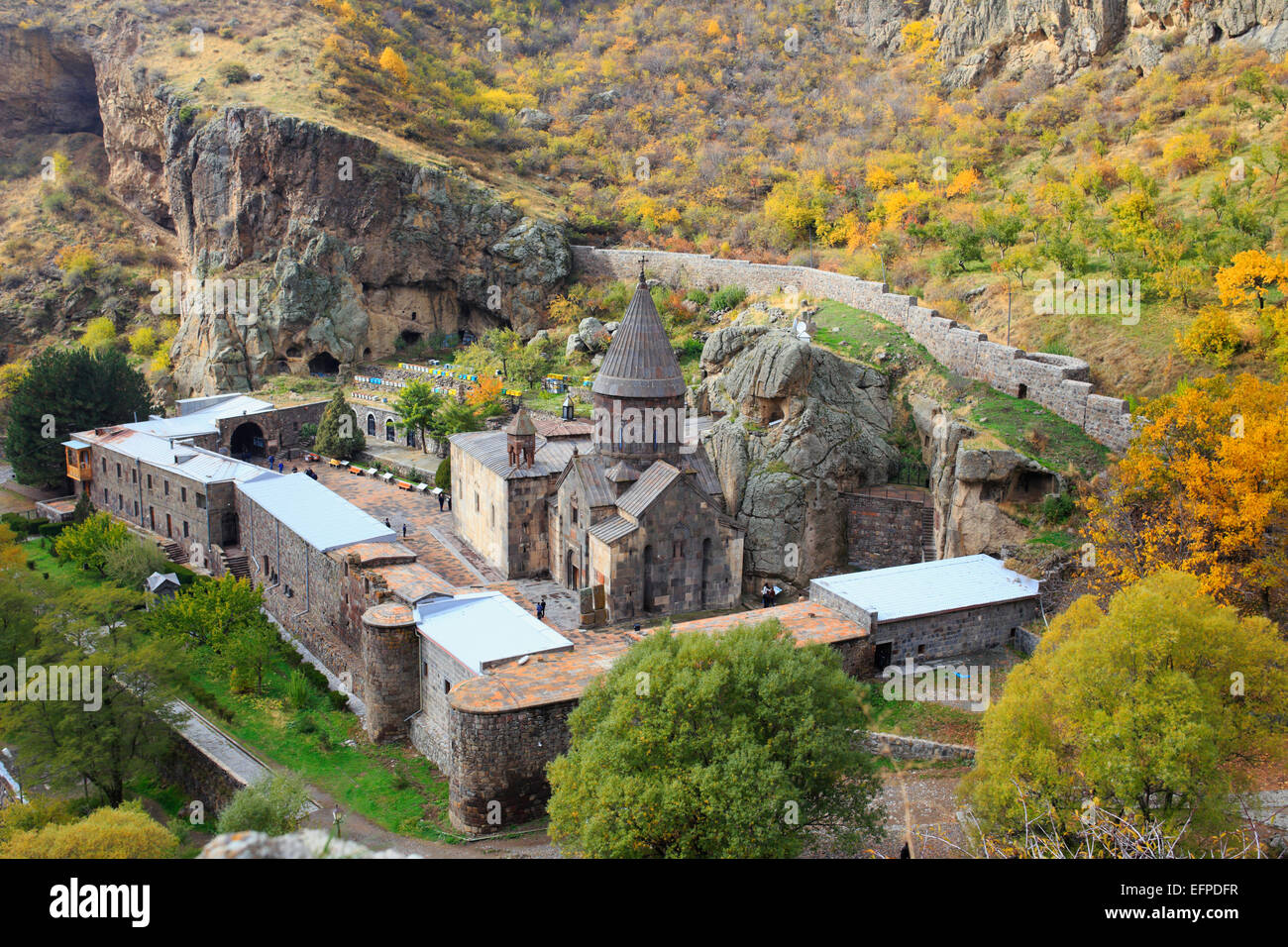 Katoghike Chapel (1215), Geghard monastery, Geghardavank, Kotayk Province, Armenia Stock Photo
