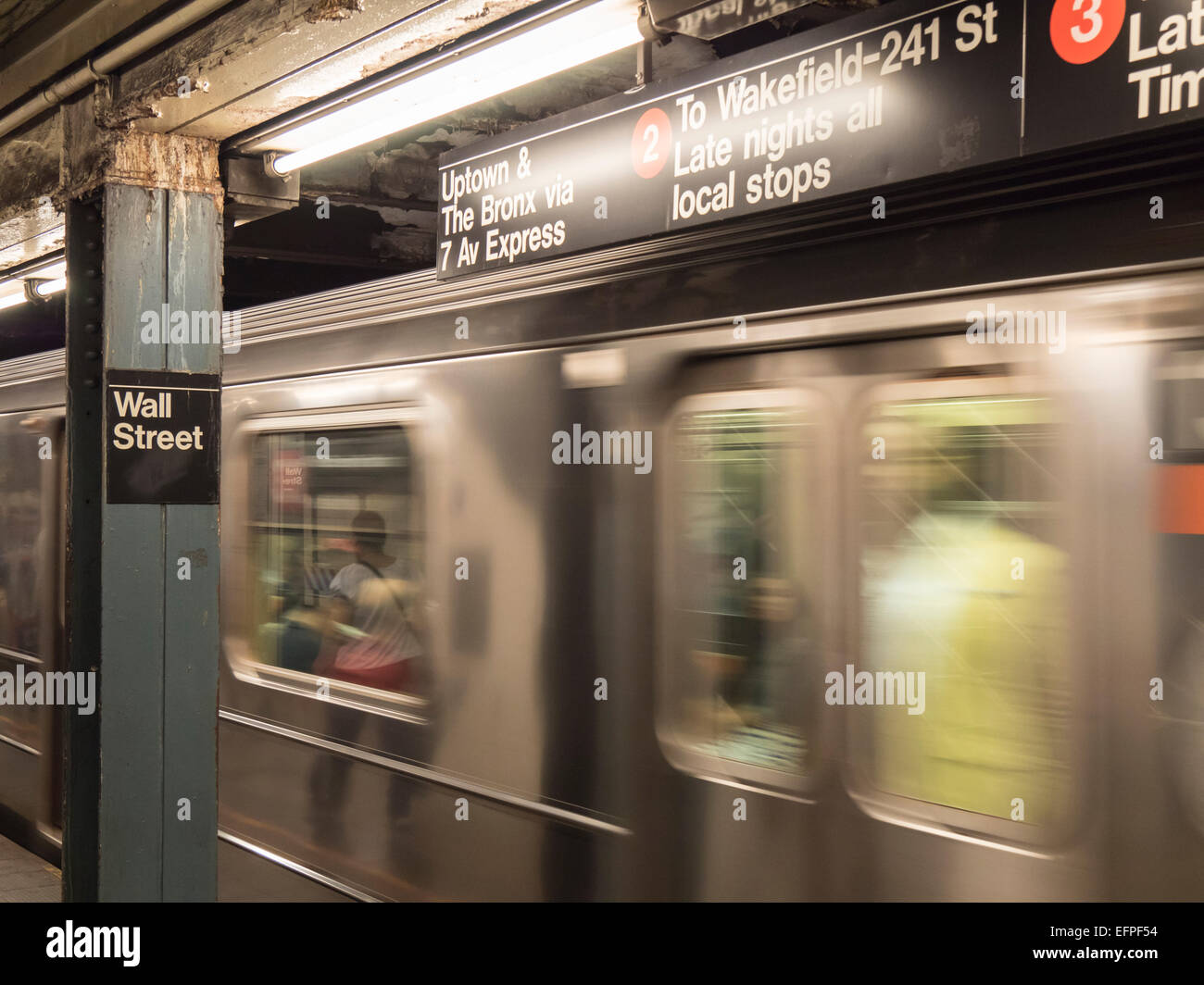 Subway station by wall street hi-res stock photography and images - Alamy