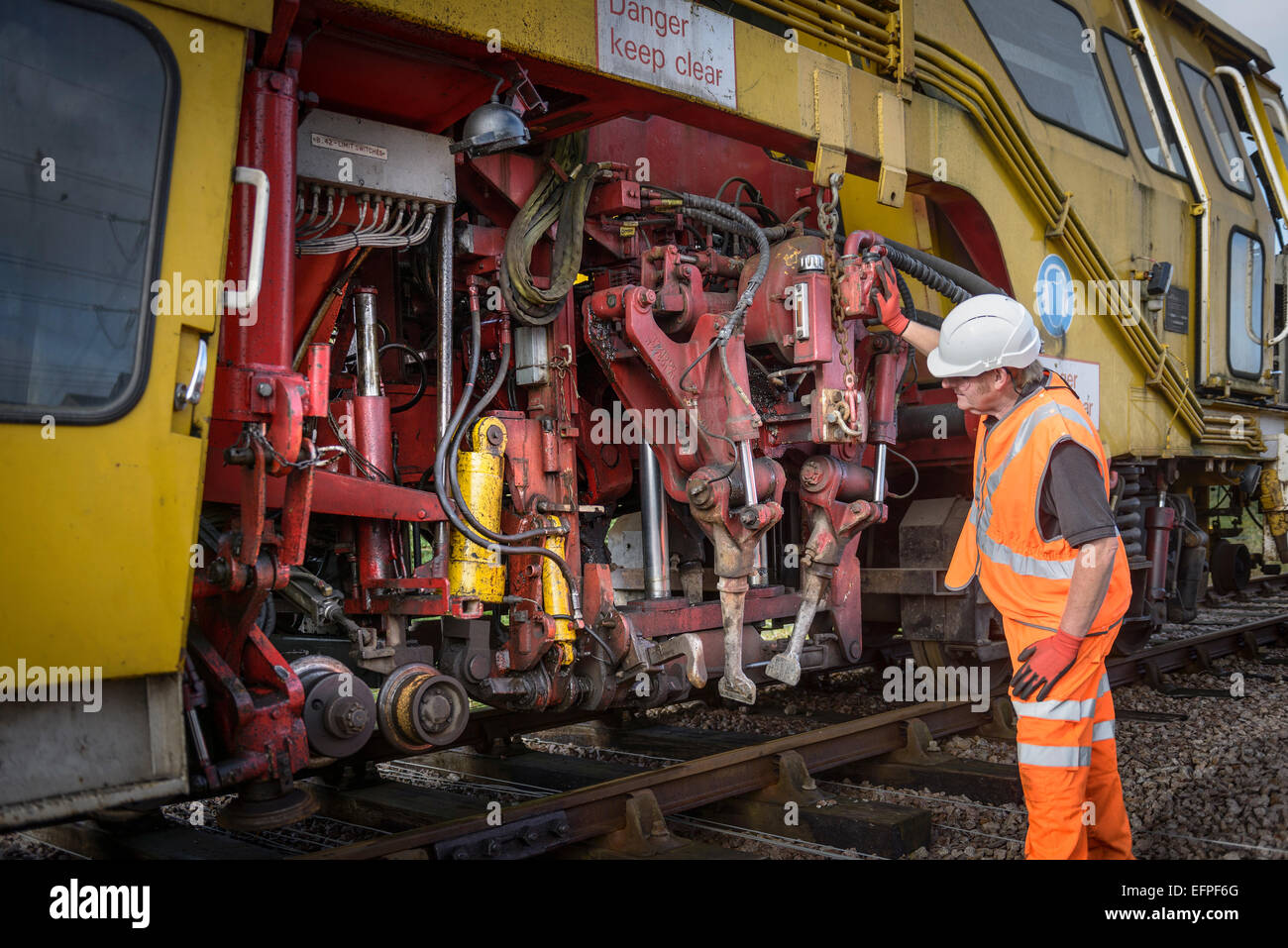 Tamping High Resolution Stock Photography and Images Alamy