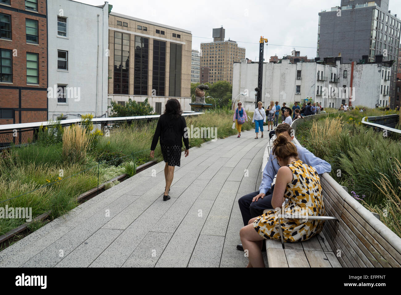 High Line public park, Meatpacking District, New York City, New York