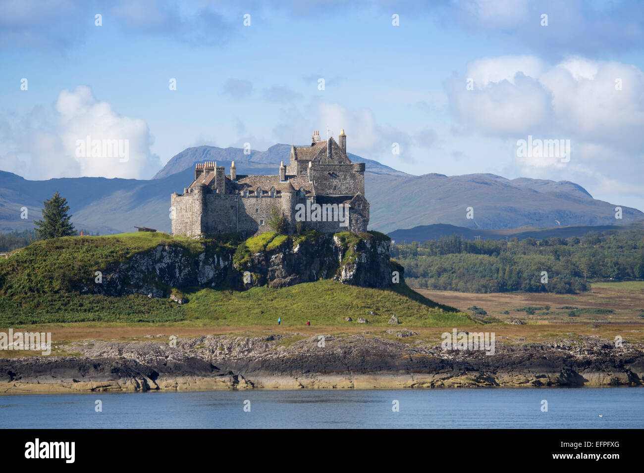 Duart Castle, Mull, Inner Hebrides, Scotland, United Kingdom, Europe Stock Photo