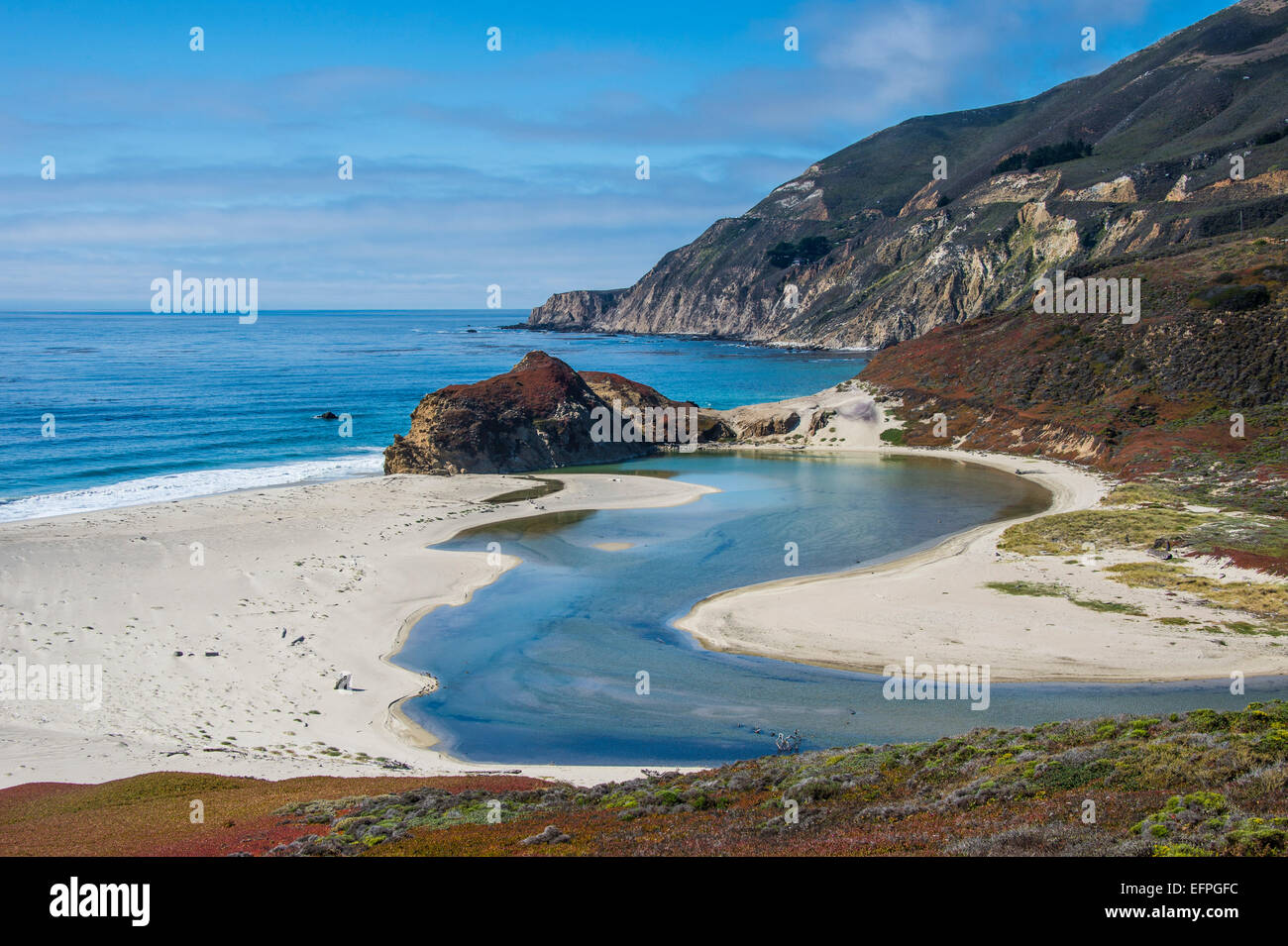 River flowing into the ocean hires stock photography and images Alamy