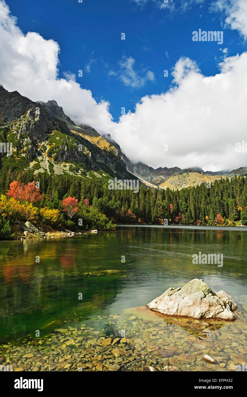 Popradske Pleso, High Tatras (Vysoke Tatry), Slovakia, Europe Stock Photo