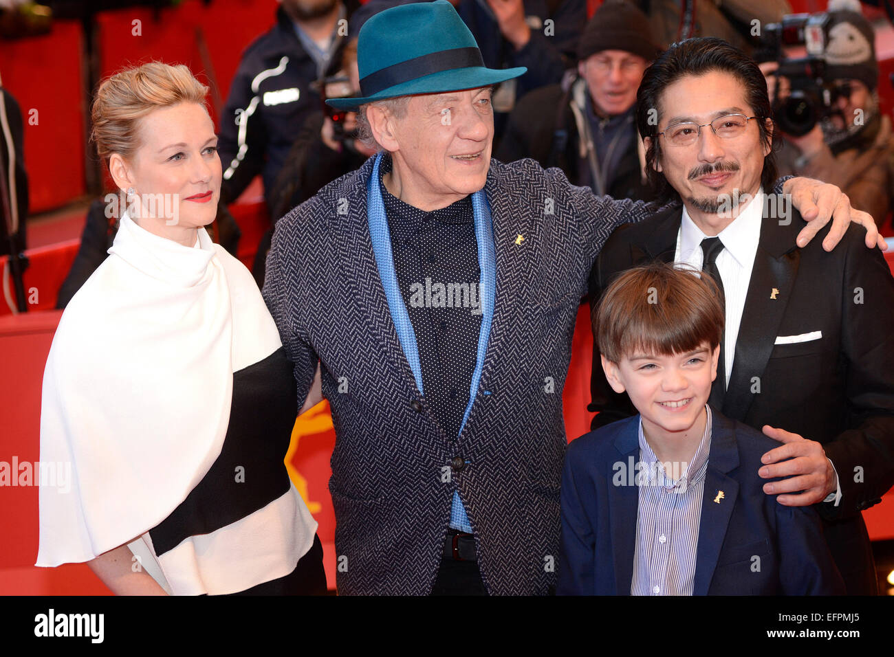 Milo Linney Laura Linney, Ian McKellen, Milo Parker and Hiroyuki Sanada attending ...
