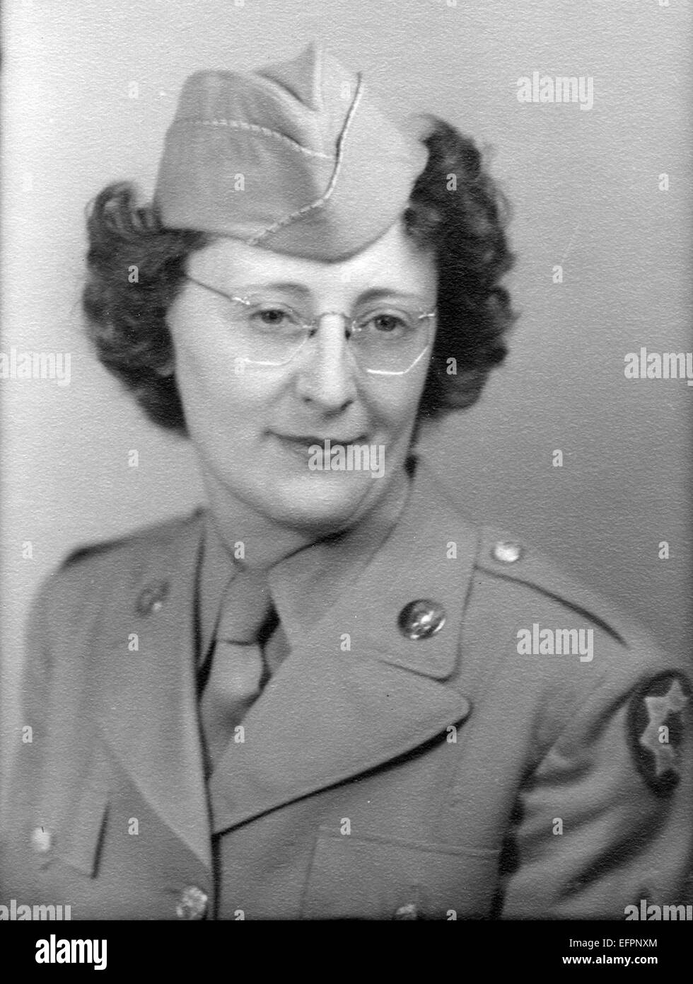 WW11 American Women's Army Corps WAC Stock Photo