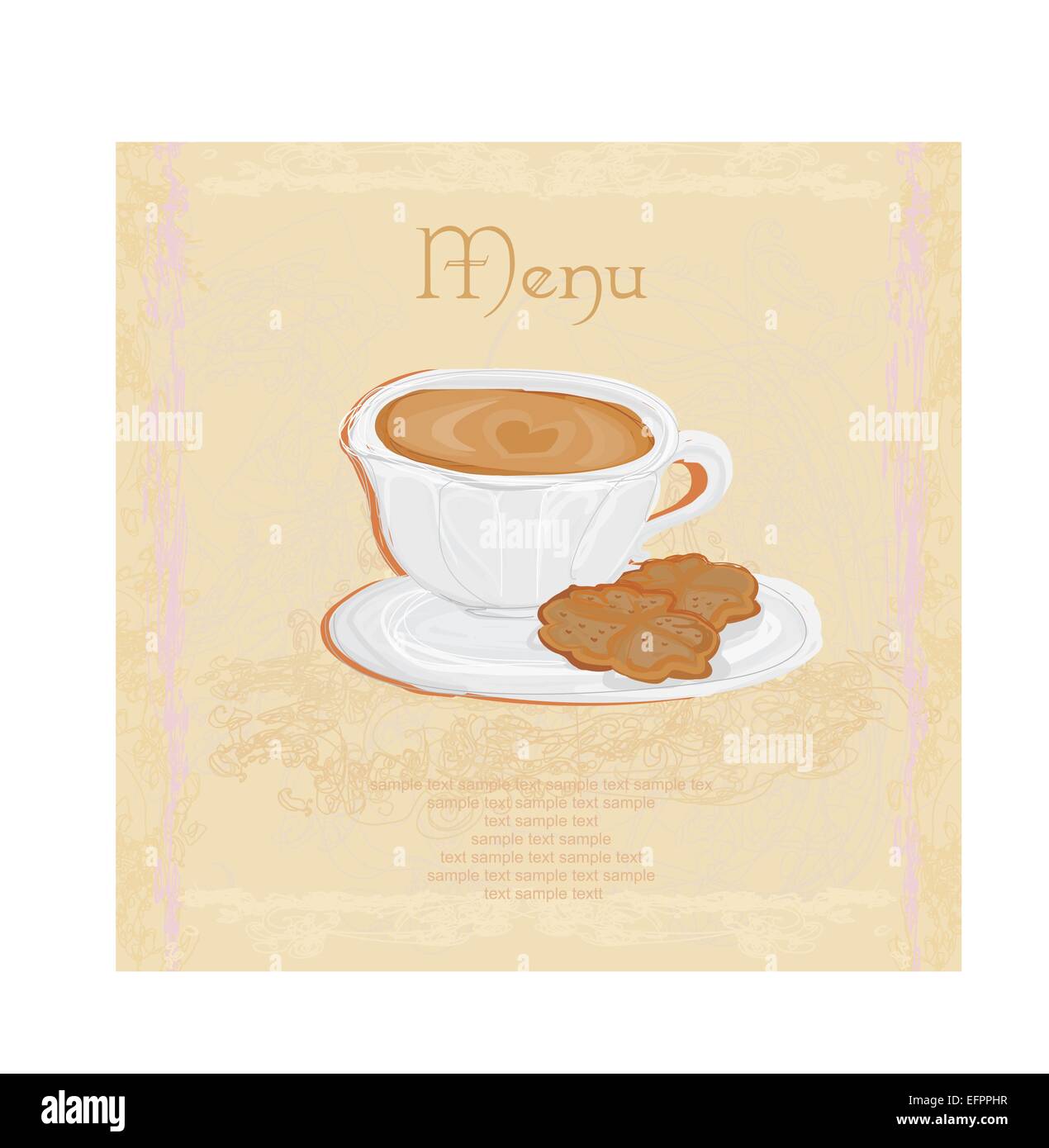 menu coffee shop Stock Vector Image & Art - Alamy