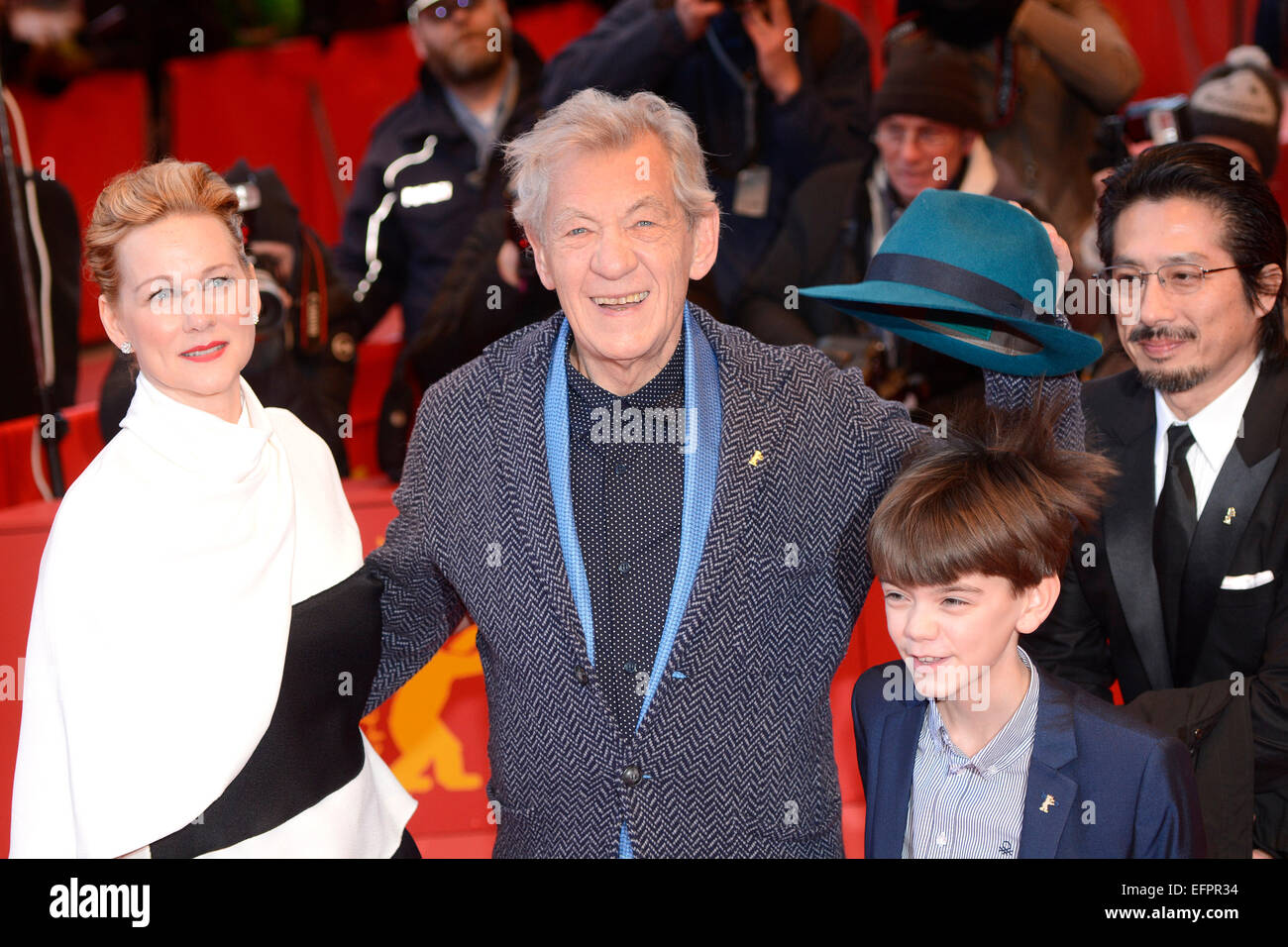 Milo Linney Laura Linney, Ian McKellen, Milo Parker and Hiroyuki Sanada attending ...