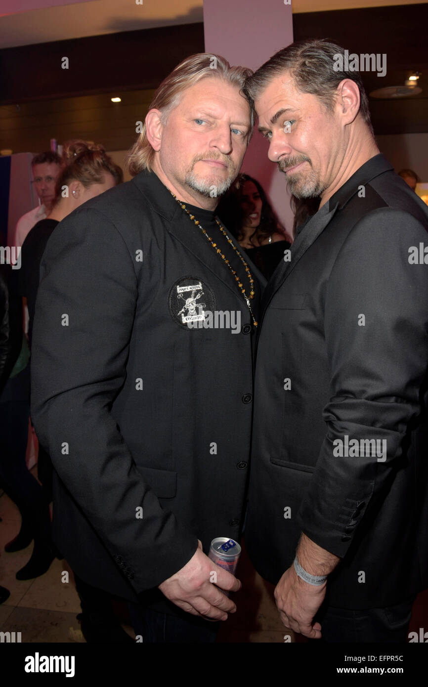 Frank Kessler and Sven Martinek attending the Lausbuben Films Gala