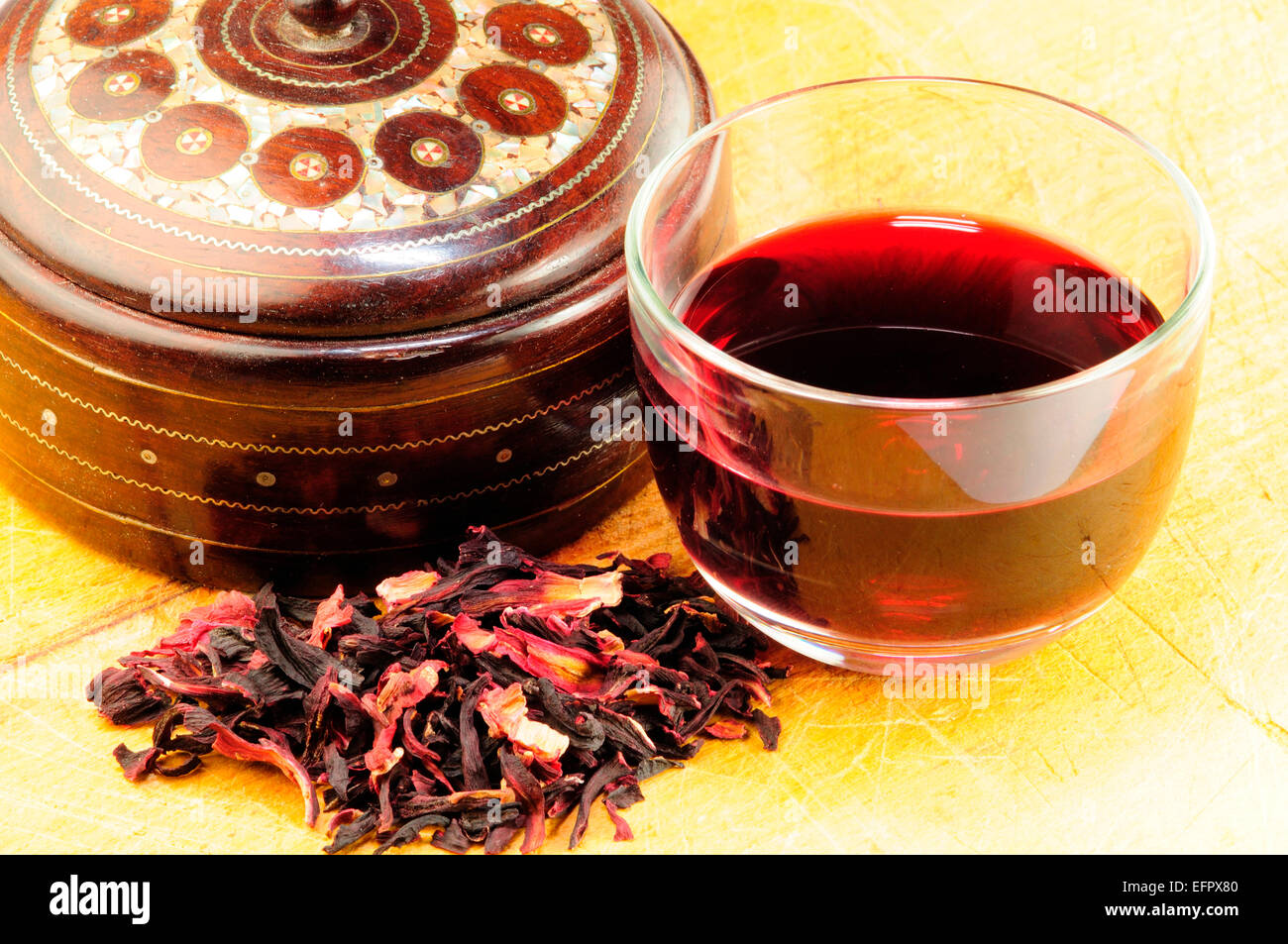 Cup karkade tea indian sorrel hires stock photography and images Alamy