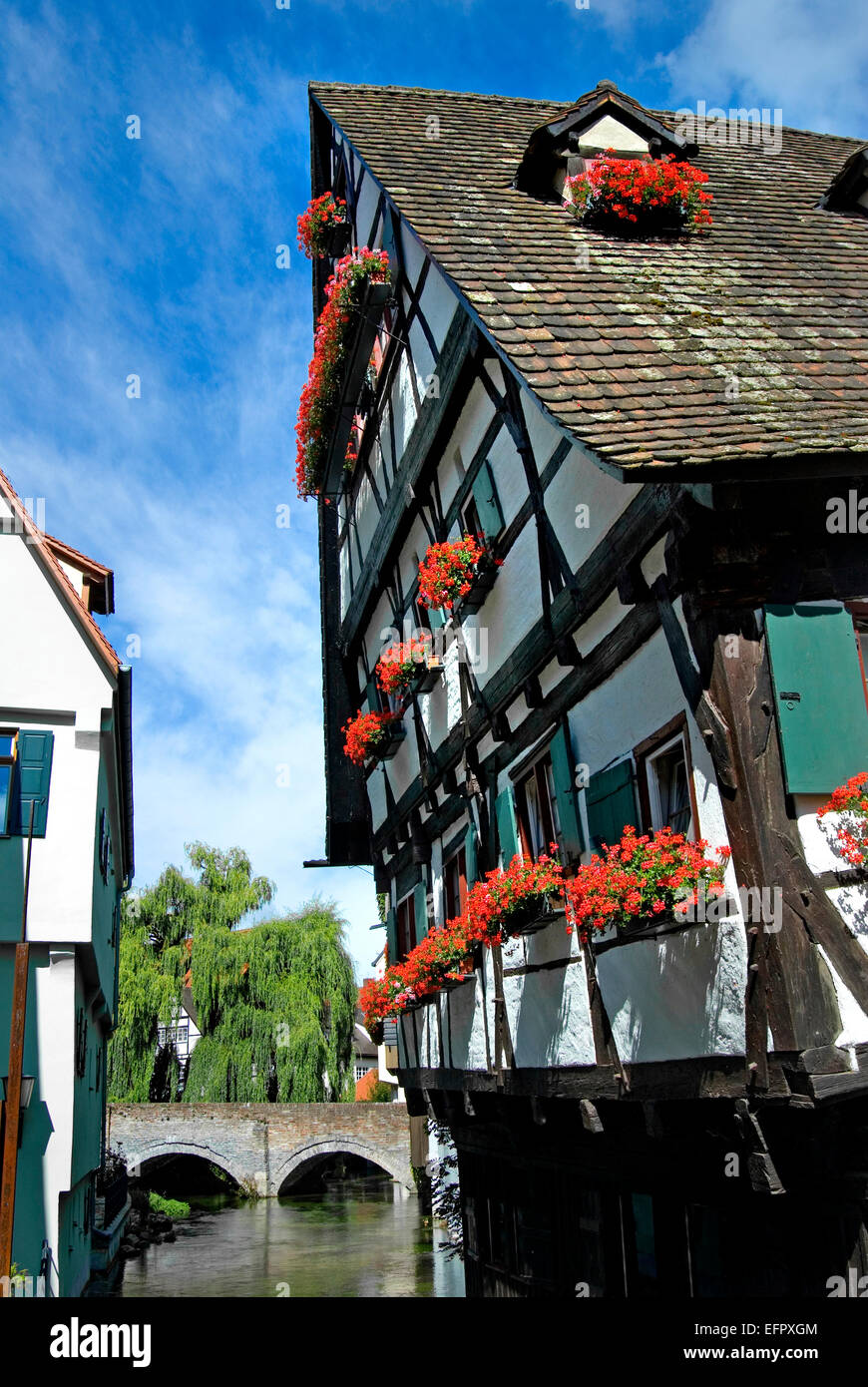 Ulm Baden Wurttemberg Germany Schiefes Haus Crooked House