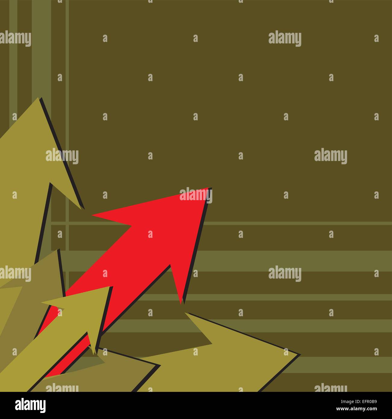 Red arrow pointing up, vector illustration Stock Vector Image & Art Alamy