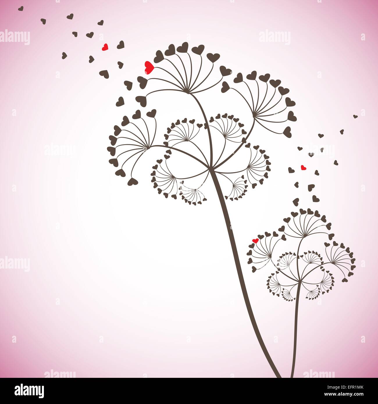Dandelion vector hi-res stock photography and images - Alamy