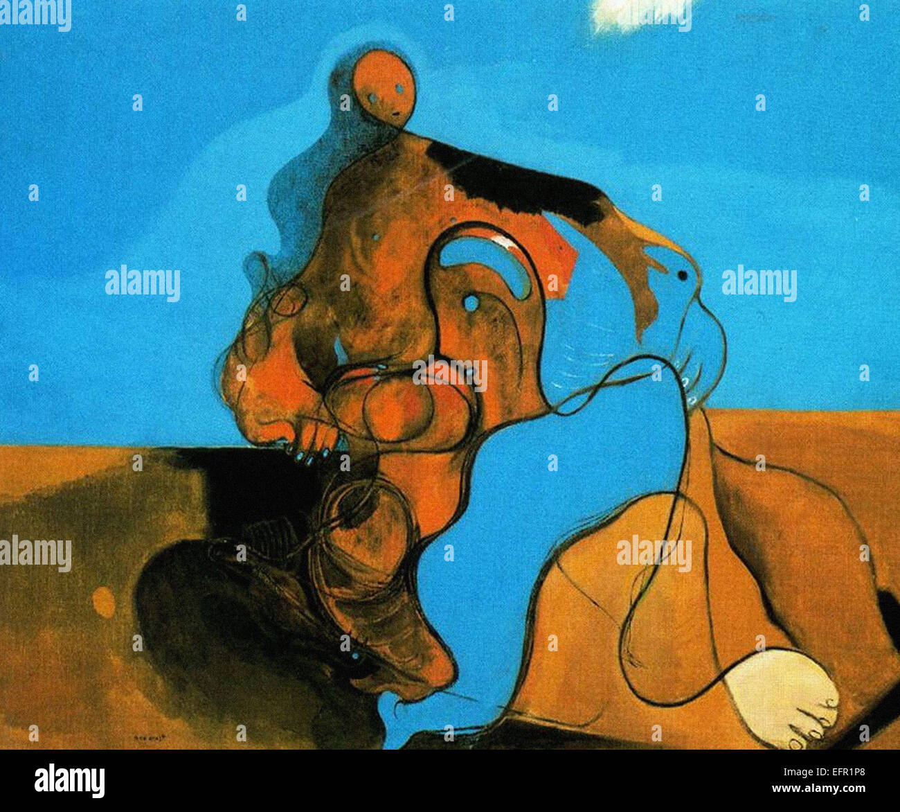 Max Ernst  The Kiss Stock Photo