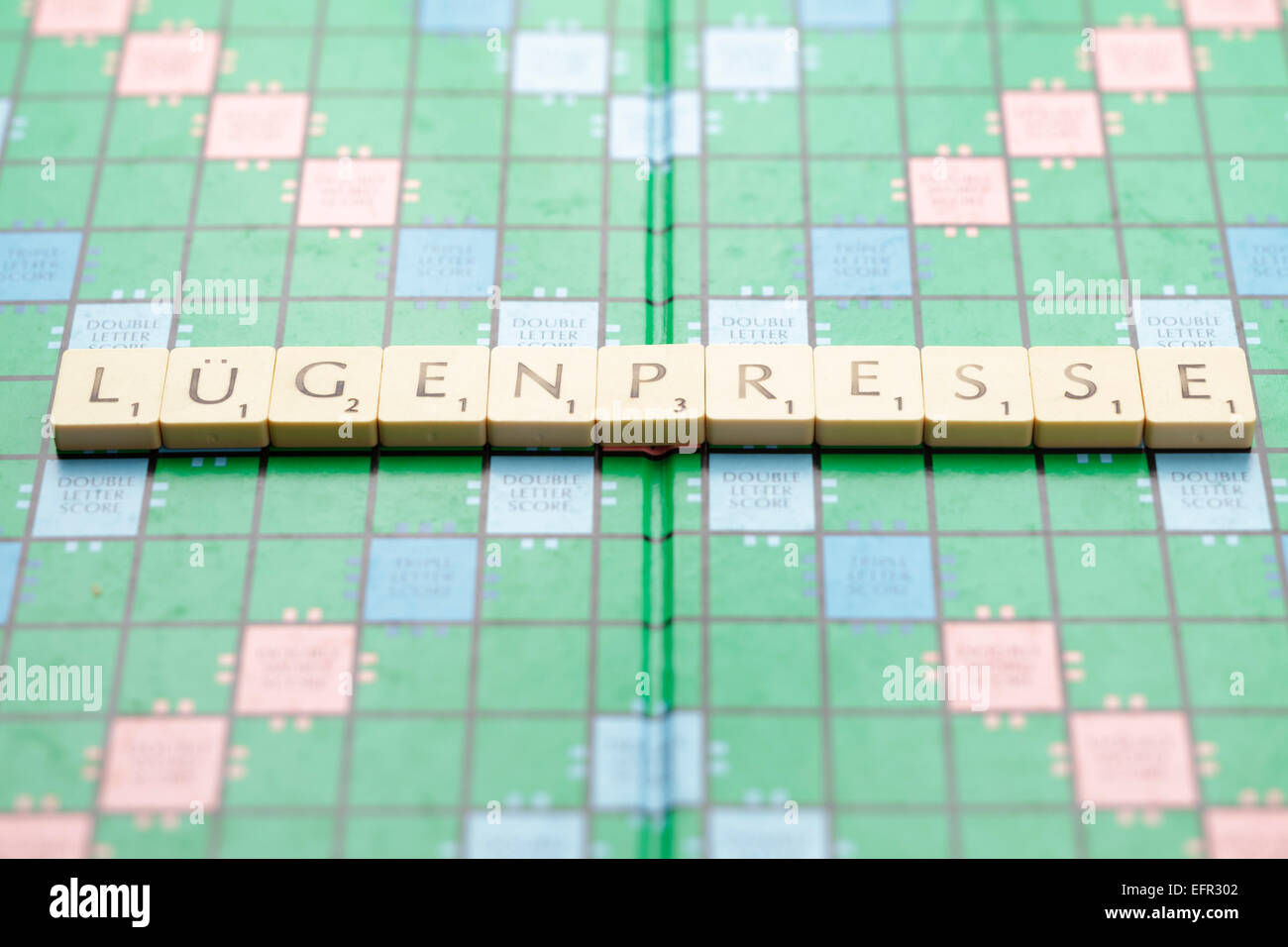 Luegenpresse German non-word of the year 2015 Stock Photo