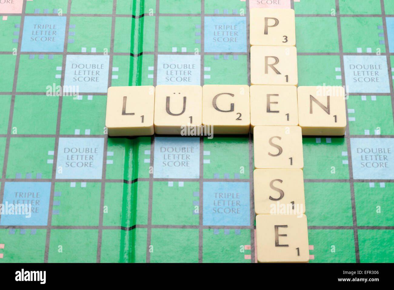 Luegenpresse German non-word of the year 2015 Stock Photo