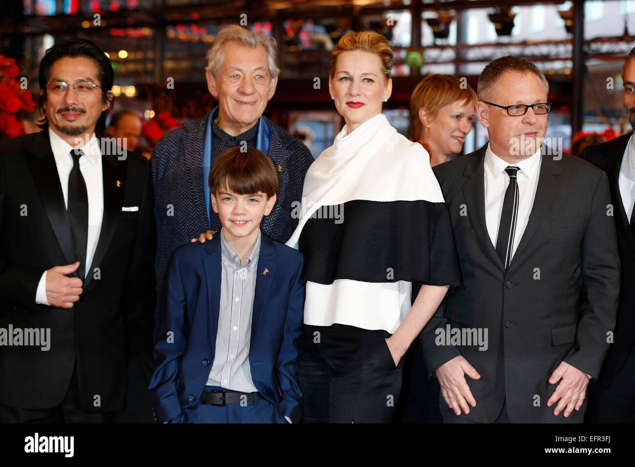 Milo Linney Hiroyuki Sanada, Ian McKellen, Milo Parker, Laura Linney and Bill ...