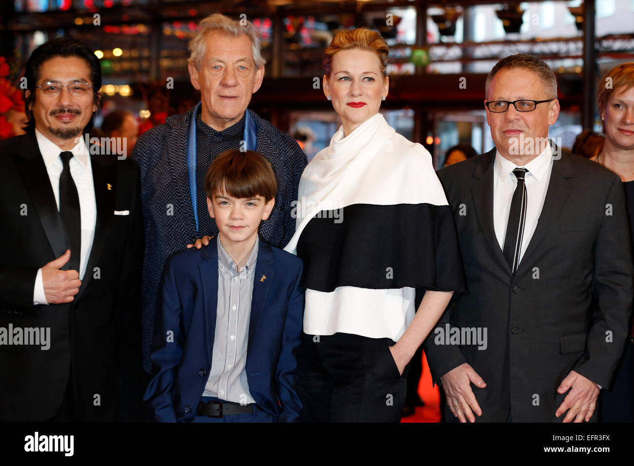 Milo Linney Hiroyuki Sanada, Ian McKellen, Milo Parker, Laura Linney and Bill ...