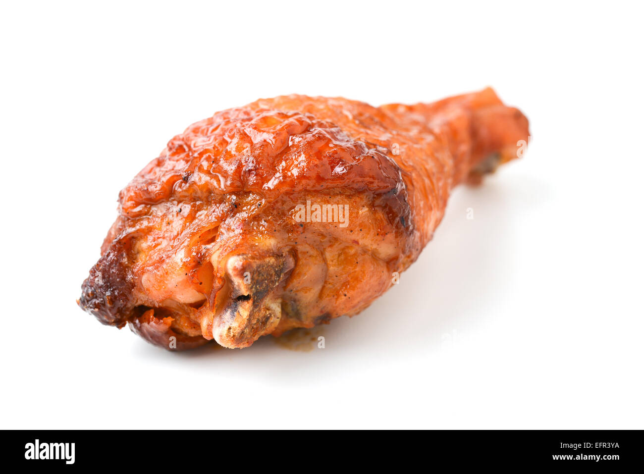 roast chicken drumstick Stock Photo