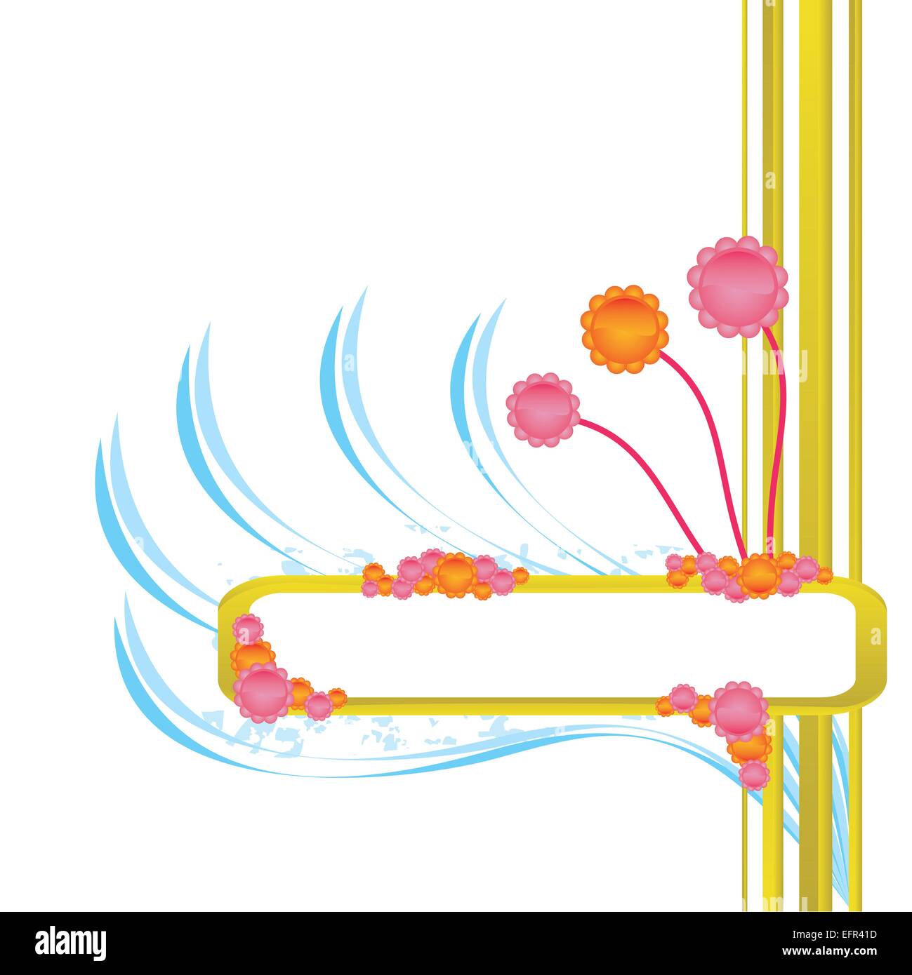 Nature frame, vector illustration Stock Vector Image & Art - Alamy