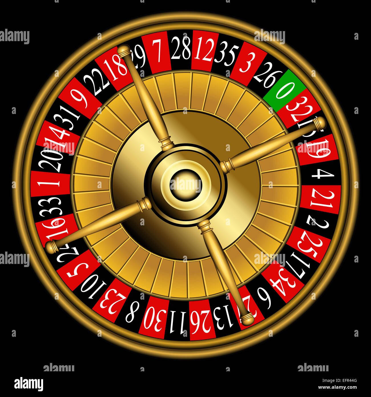 Roulette wheel Stock Photo Alamy