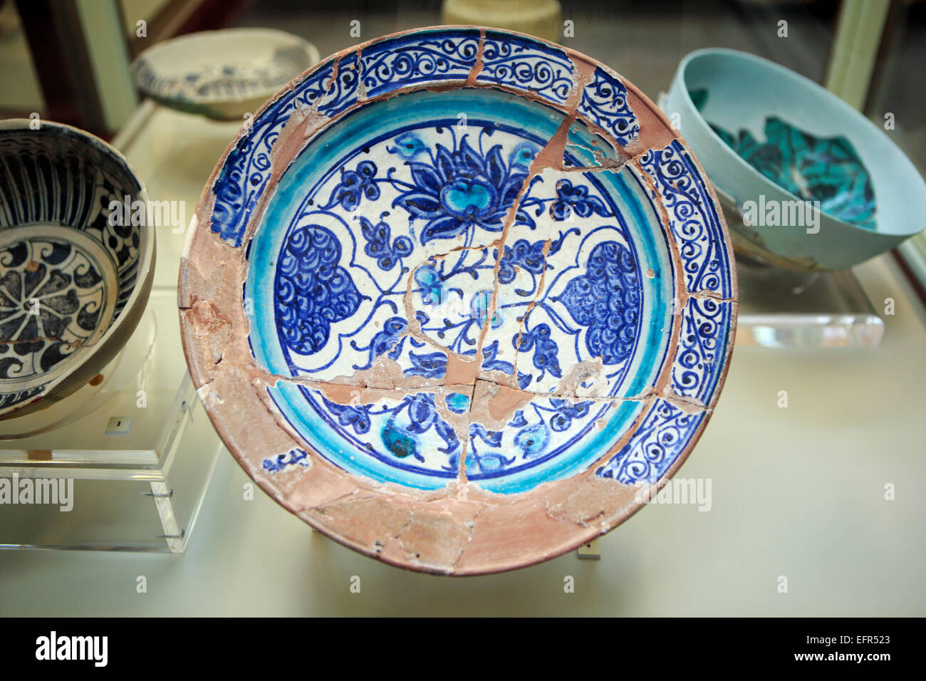Ceramic ware, Istanbul Archaeology Museums, Istanbul, Turkey Stock Photo