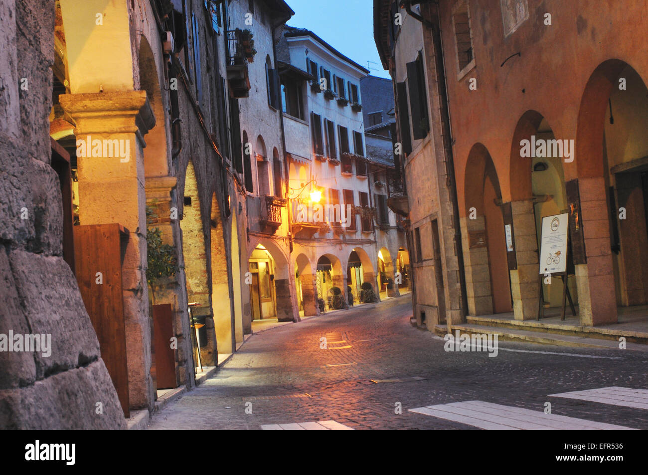 Italy, Veneto,  Asolo, Old Town Stock Photo