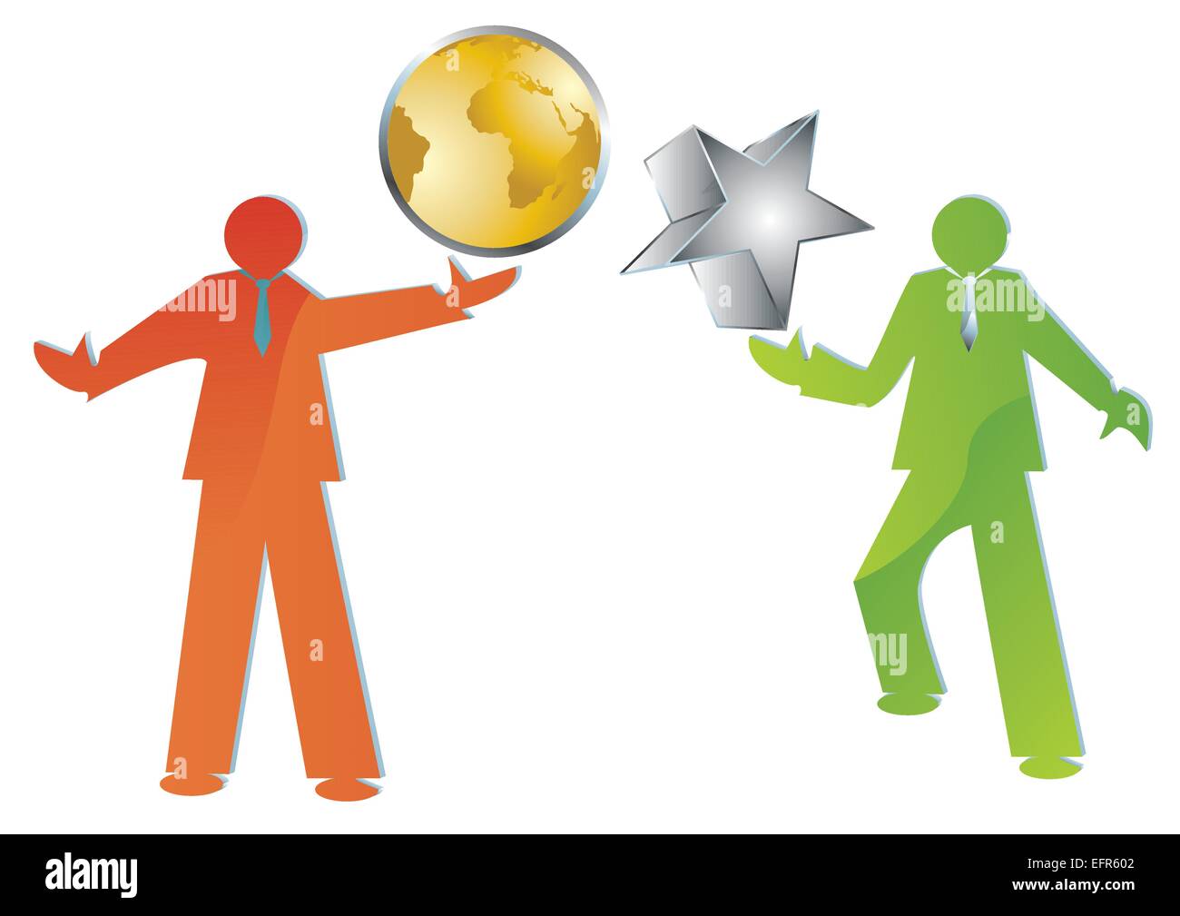 presenting business ideas, vector illustration Stock Vector Image & Art