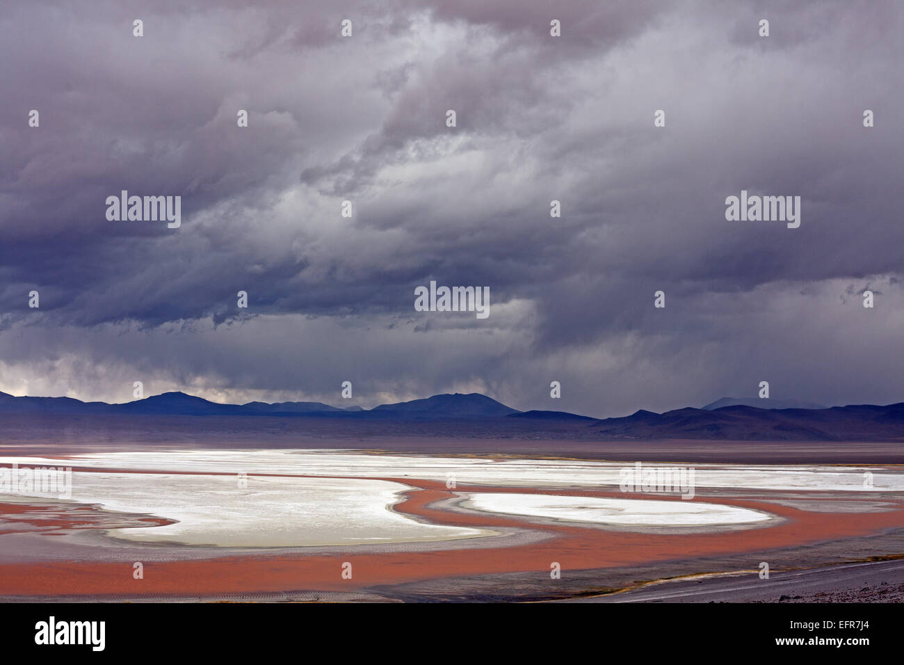 Bolivian Salt Flats Stock Photo