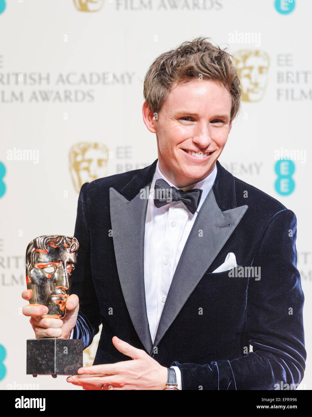 Eddie redmayne award leading actor theory everything hi-res stock ...