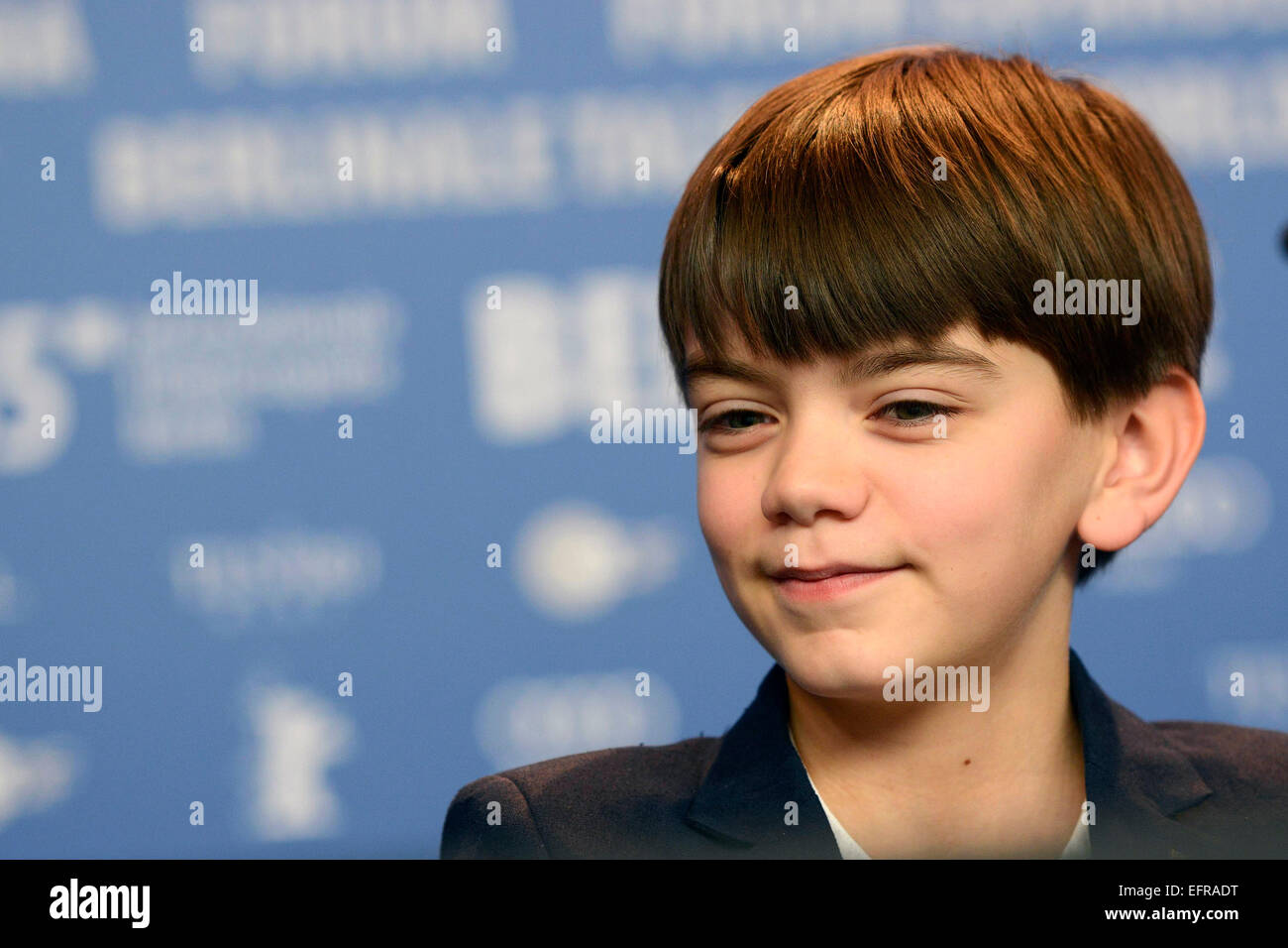 Milo Parker during the 'Mr. Holmes' press conference at the 65th Berlin