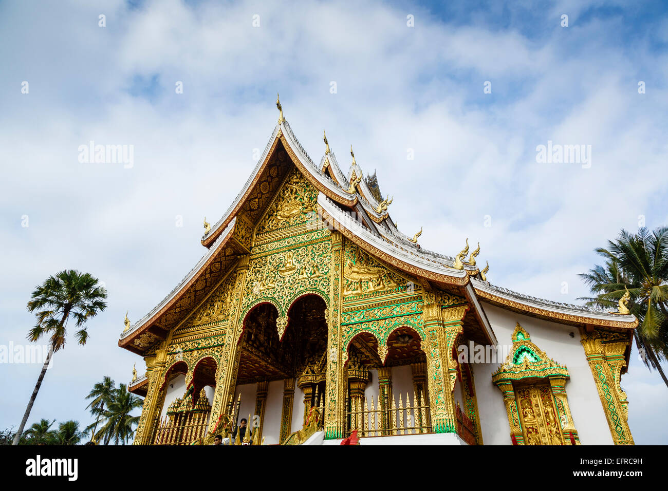 Haw Pha Bang temple, Luang Prabang, Laos. Stock Photo