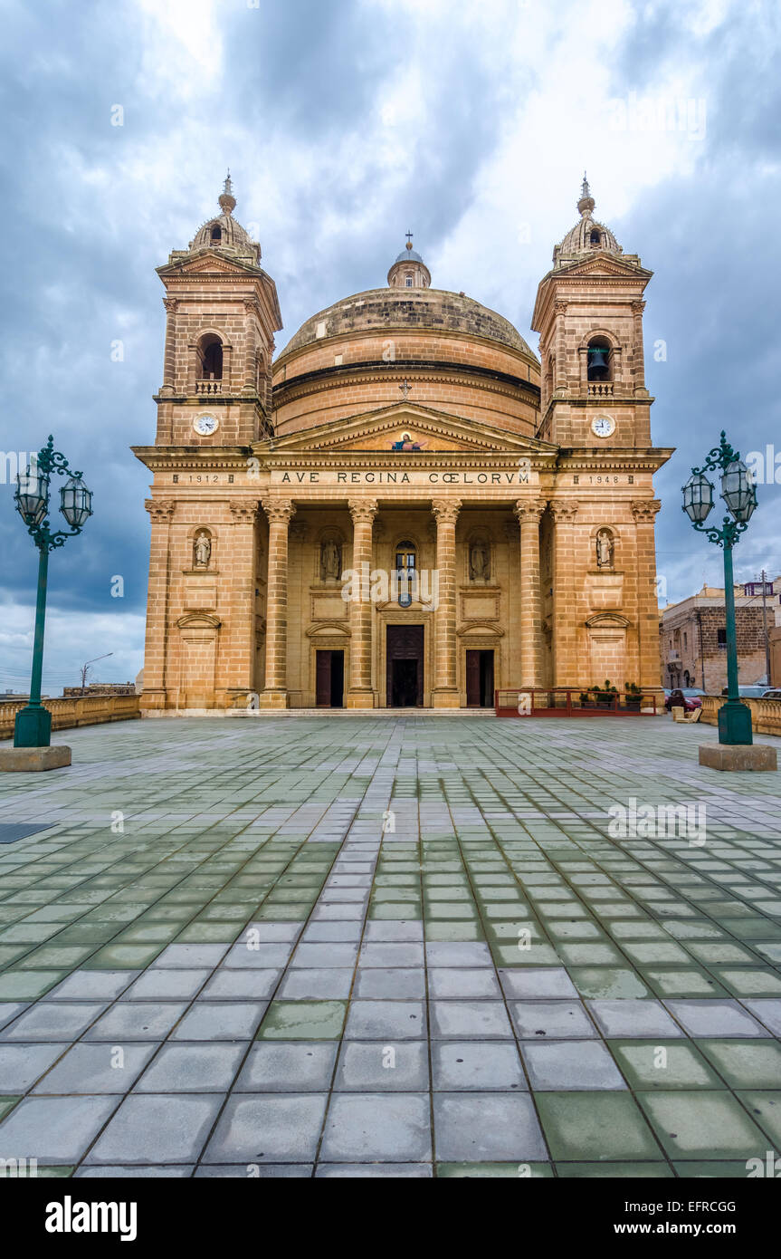 Mgarr Church or the egg church, Malta Stock Photo