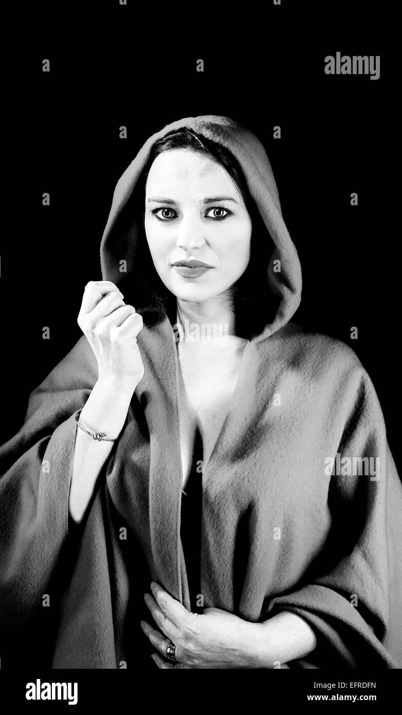 Woman portrait Black and White Stock Photos & Images - Alamy